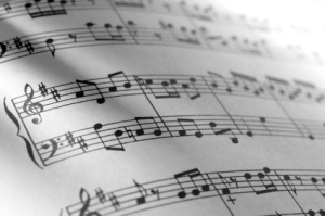 figura de uma partitura musical